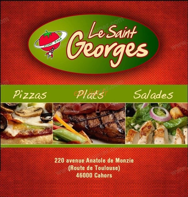 le saint georges — carte page 1
