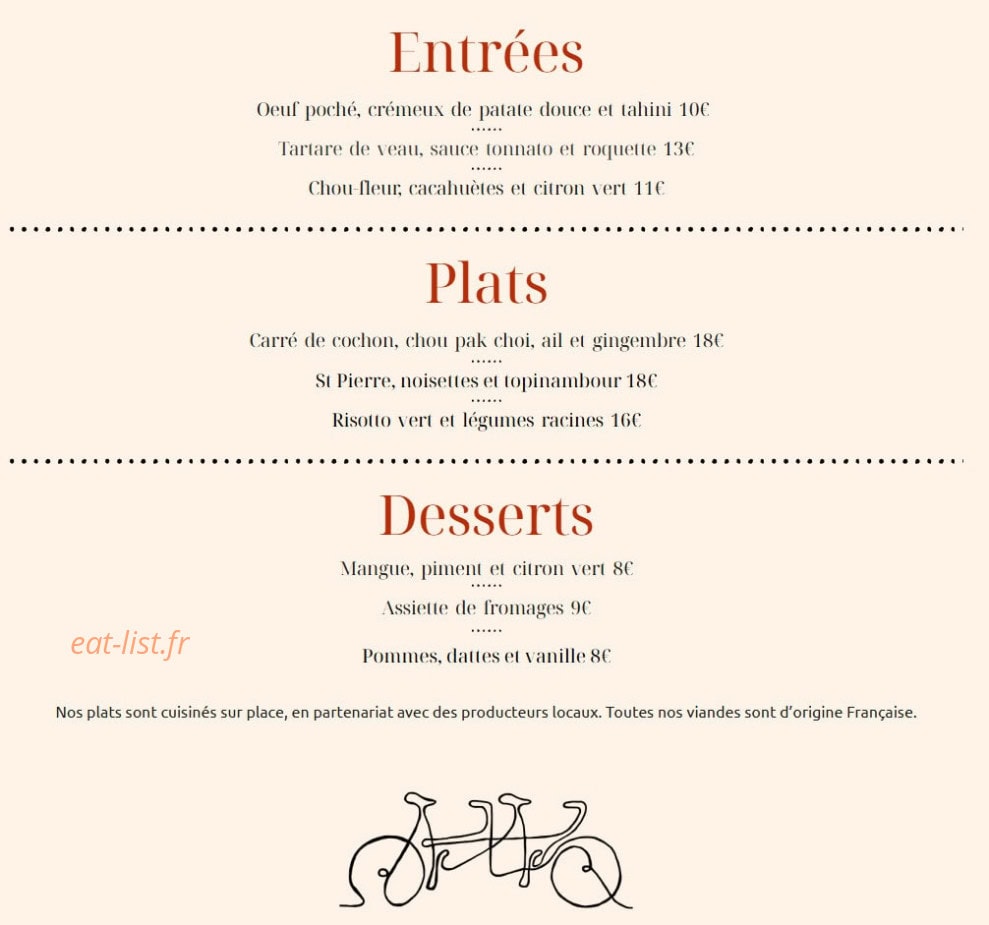 Tandem — carte page 2
