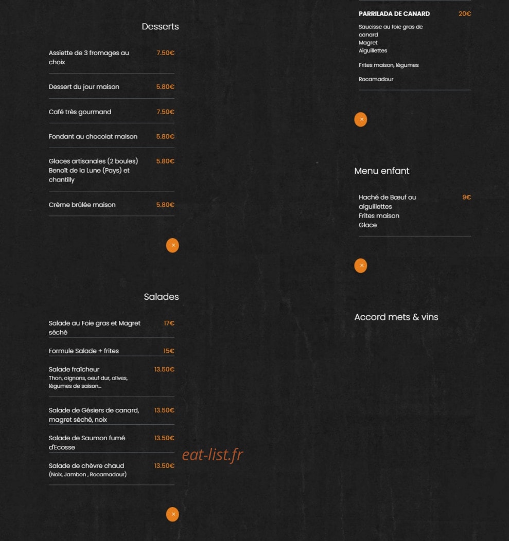 Terre Gourmande — carte page 3