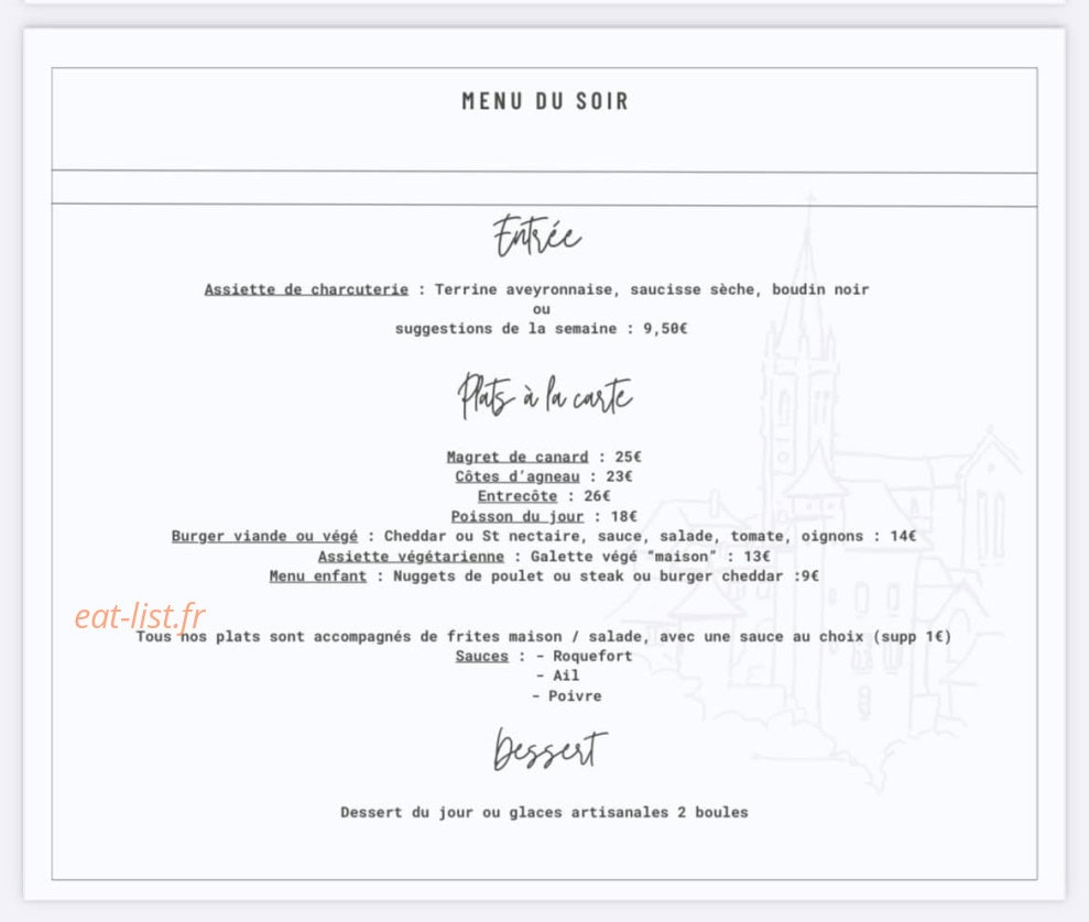 La Petit' Pause — carte page 2
