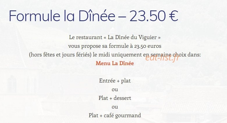 La Dinée Du Viguier — carte page 2