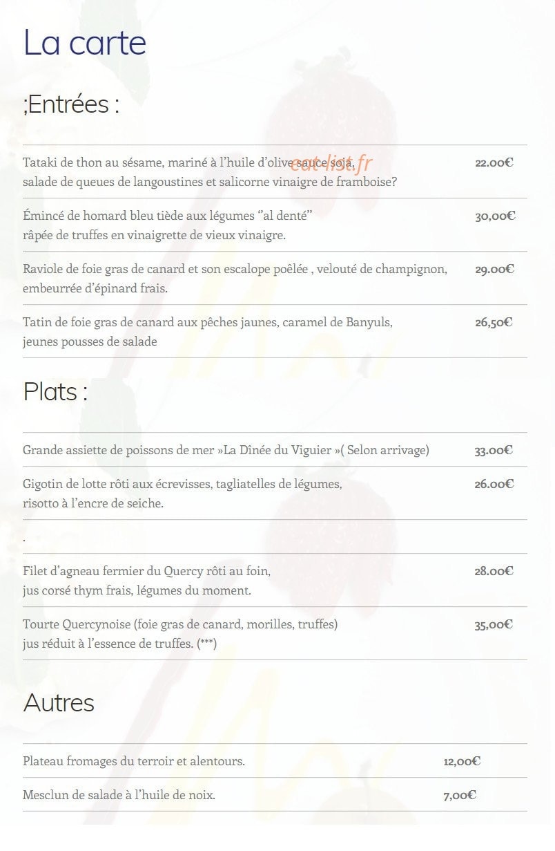 La Dinée Du Viguier — carte page 5