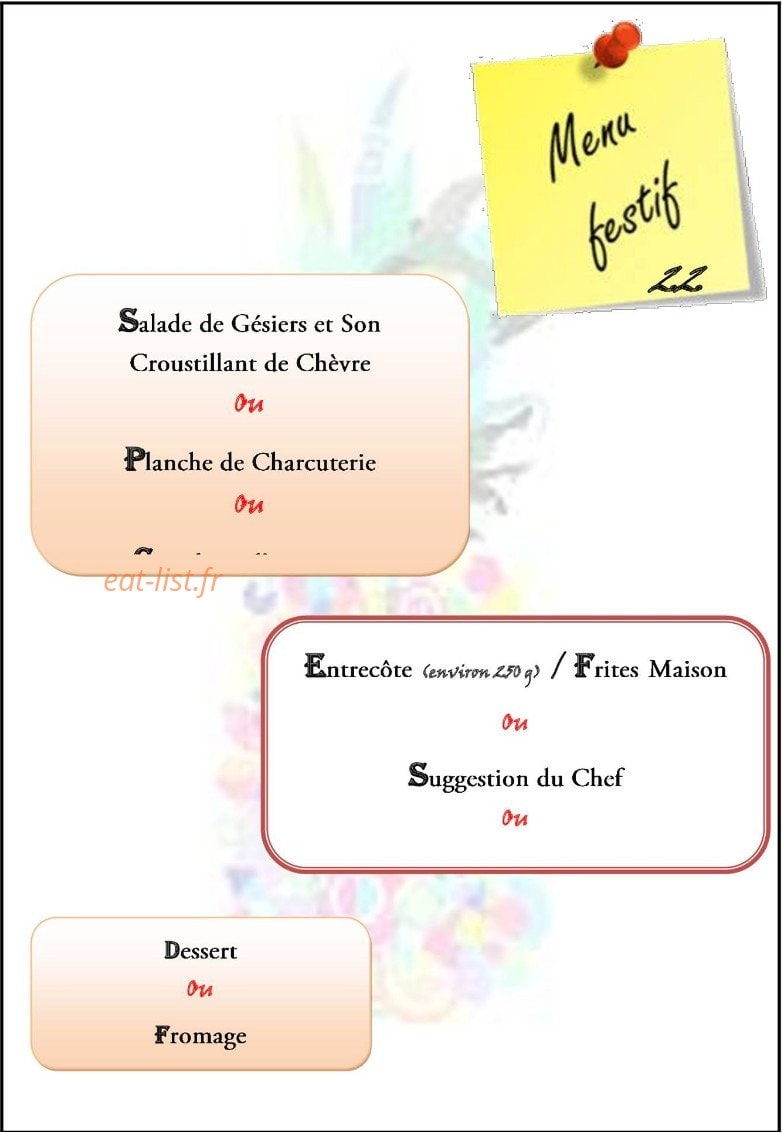 Le Festif — carte page 4