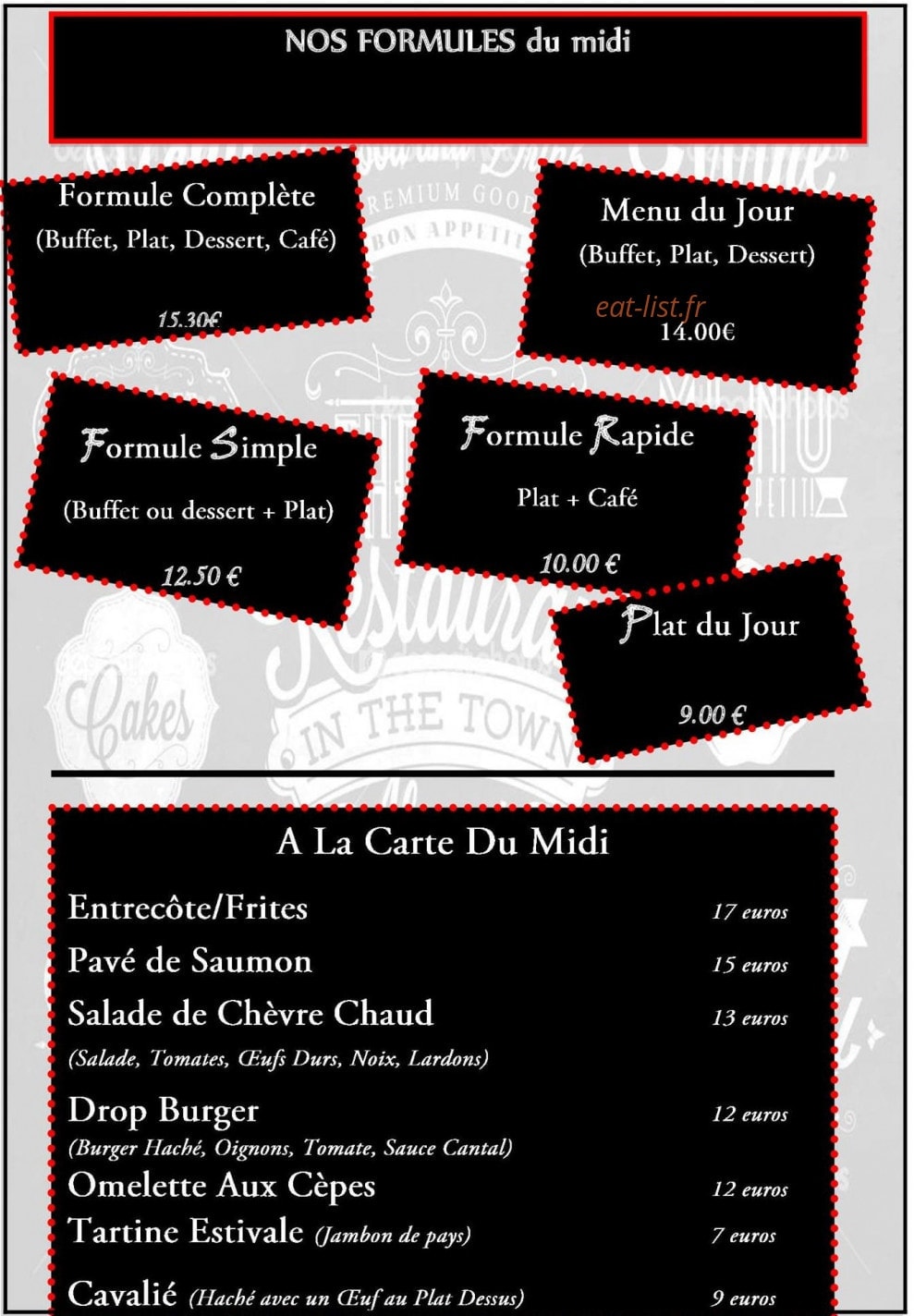Le Festif — carte page 5