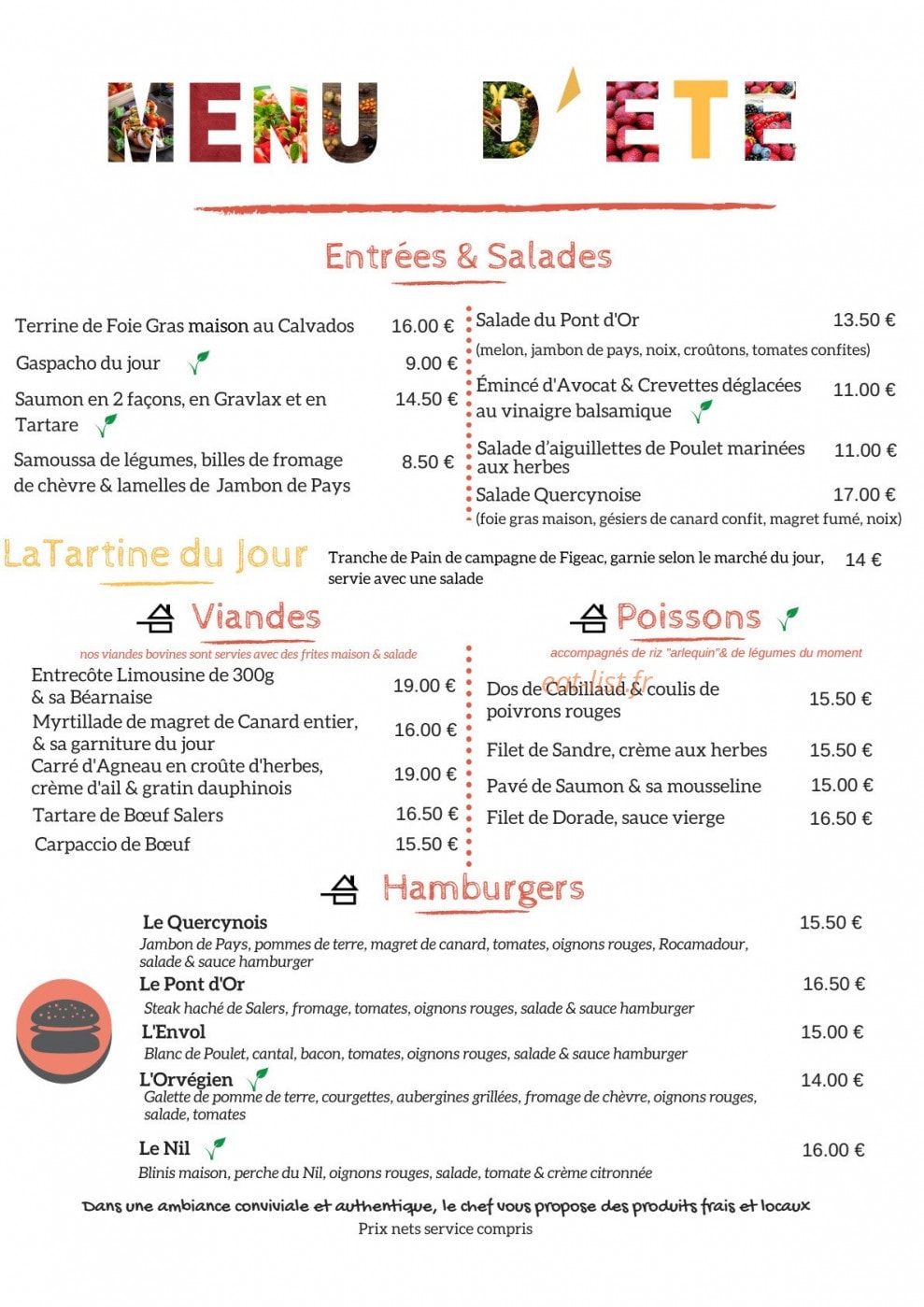 Le Pont d'Or — carte page 1