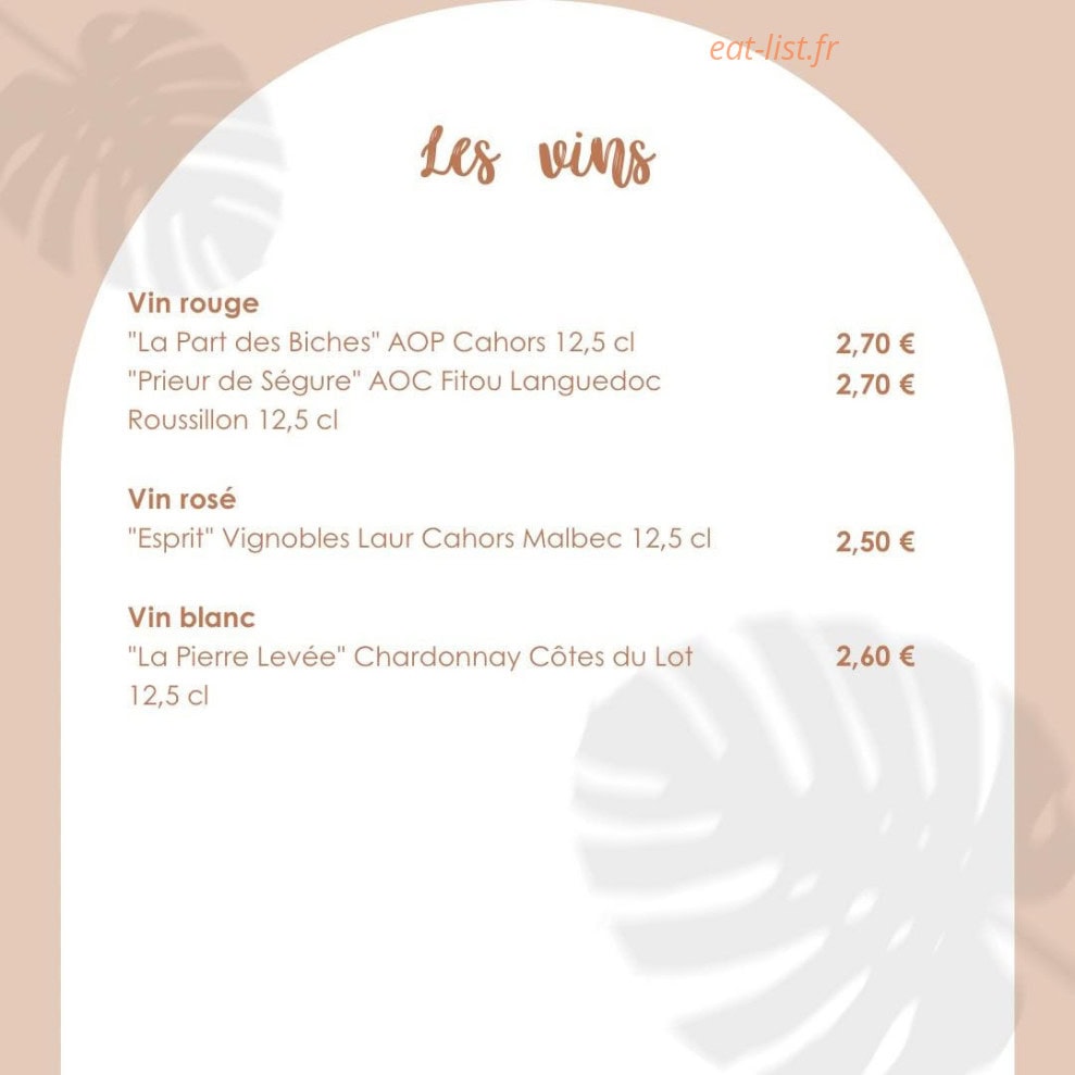 Les Petites Toques — carte page 3