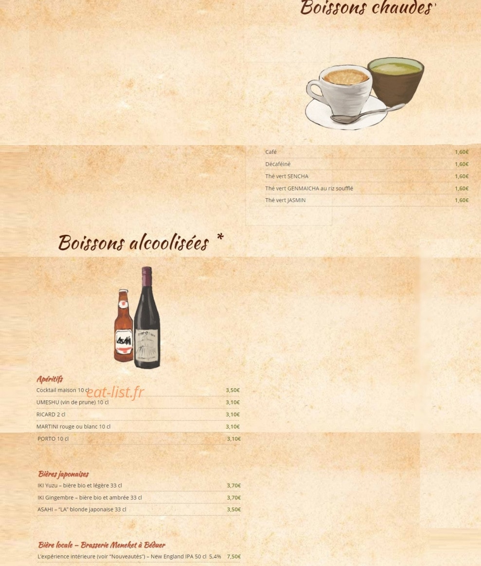 Lot of Sushis — carte page 10