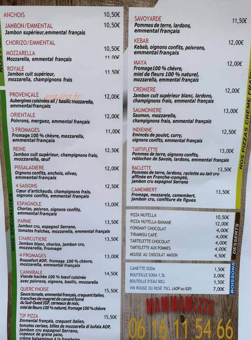 Mamamizza — carte page 1