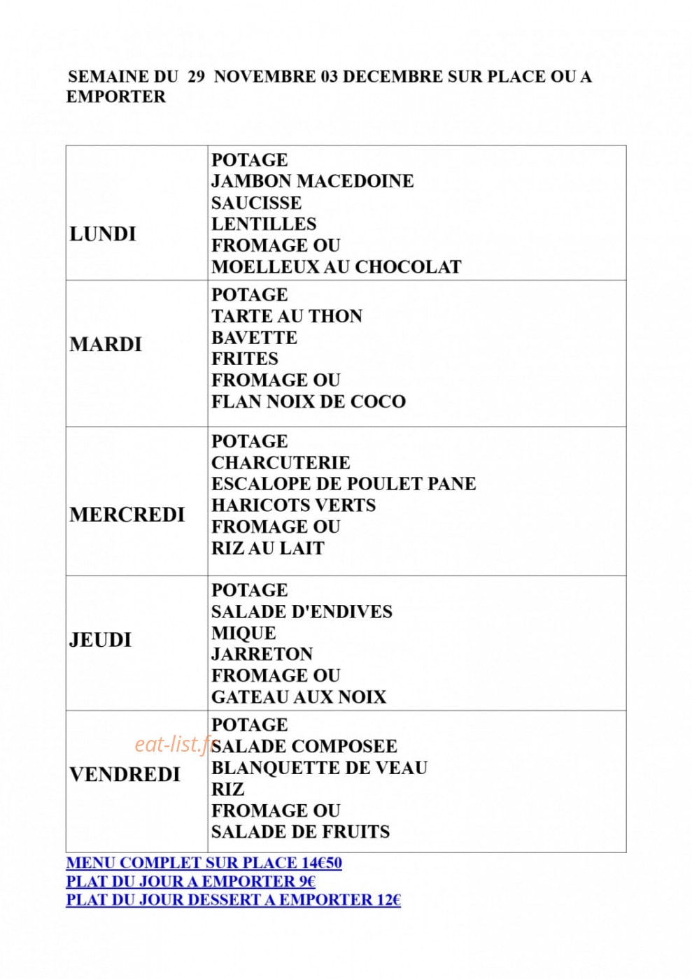 Le Condat — carte page 1