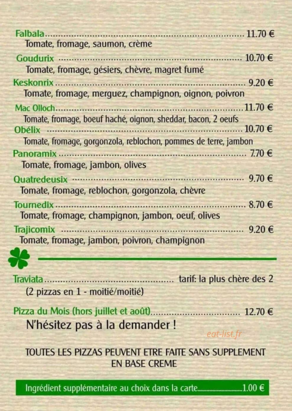 Hotel du centre — carte page 3