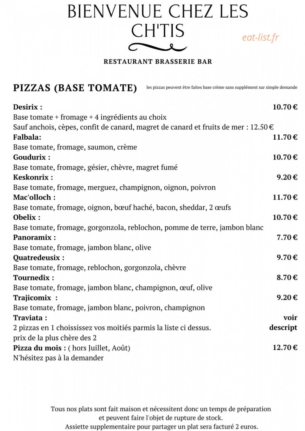 Hotel du centre — carte page 10