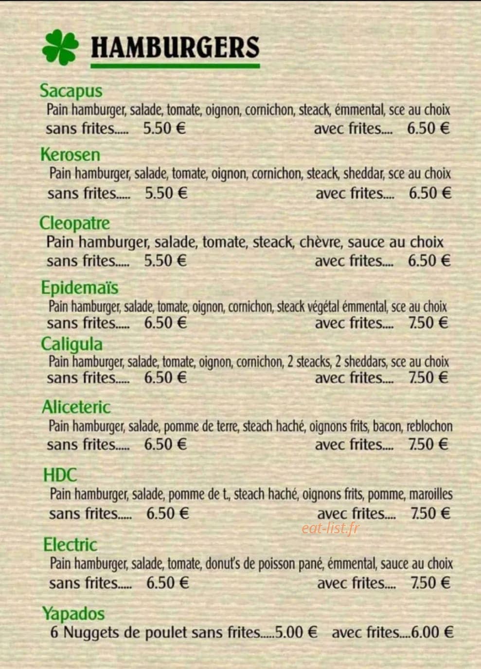 Hotel du centre — carte page 5