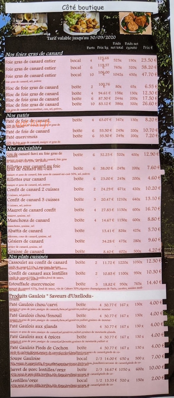La Ferme de Roubegeolles — carte page 3