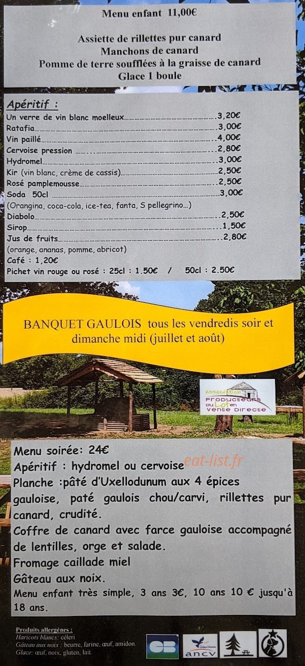La Ferme de Roubegeolles — carte page 2