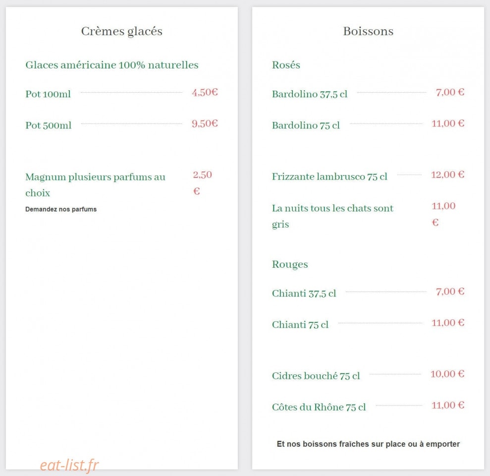 La p'tite italie — carte page 4