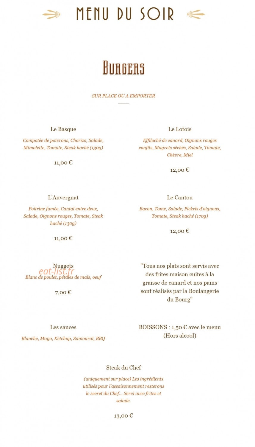 Ô Cantou Va Bien — carte page 2