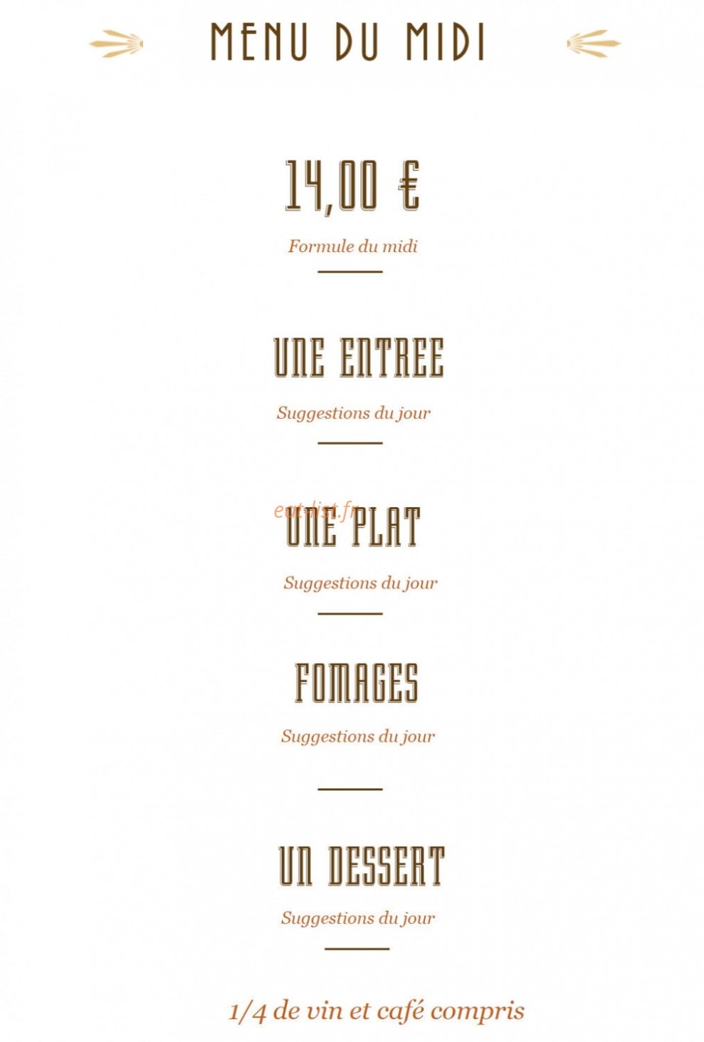 Ô Cantou Va Bien — carte page 1