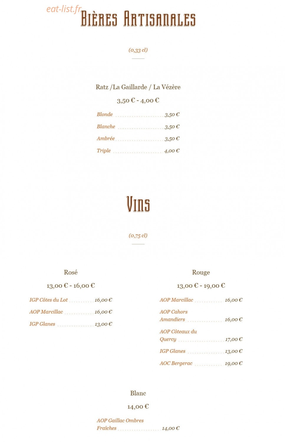 Ô Cantou Va Bien — carte page 4