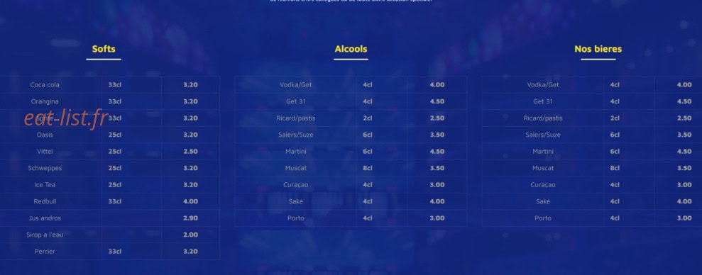 Galaxy Bowling — carte page 3