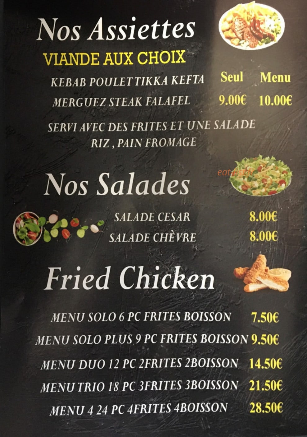 Breto food — carte page 4