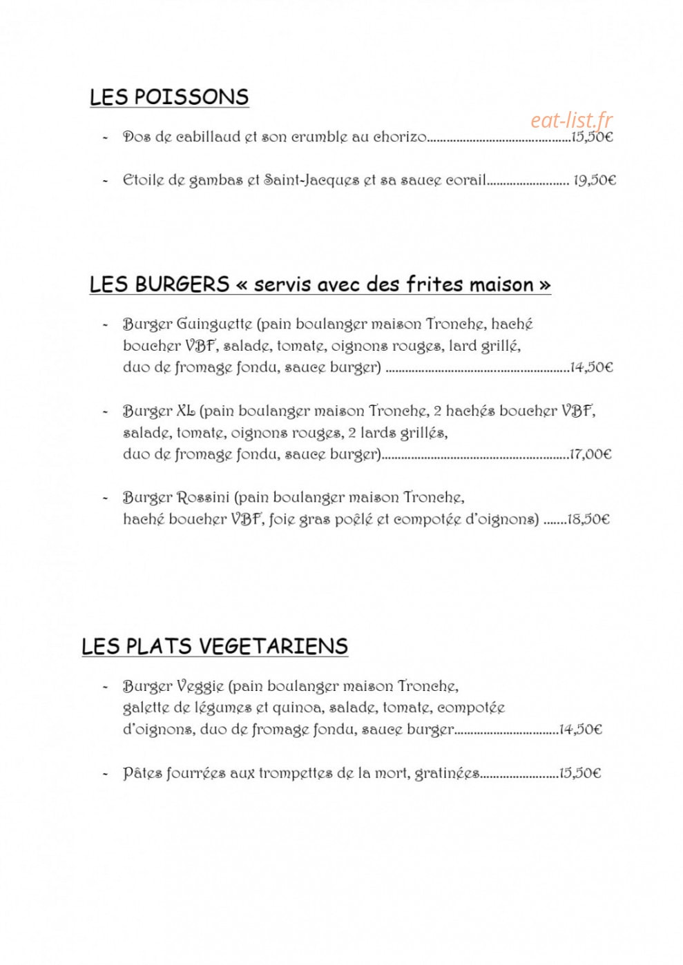La guinguette du val dordogne — carte page 3