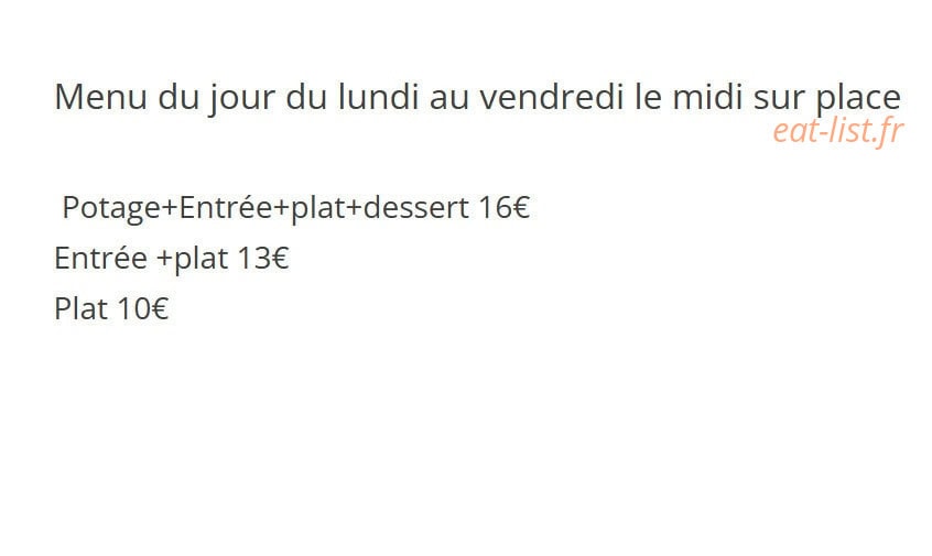Les Chanterelles — carte page 1