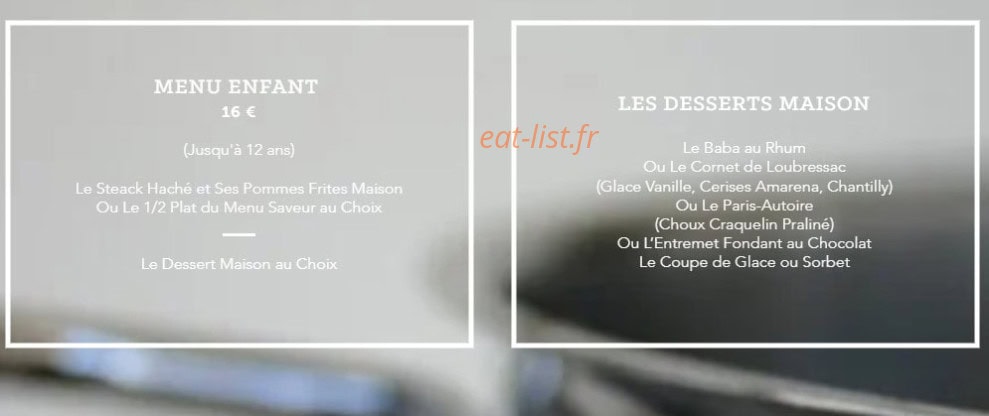 Le Relais de Castelnau — carte page 2