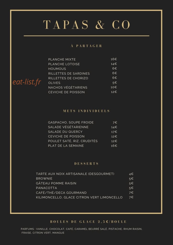 Le Couvent — carte page 1