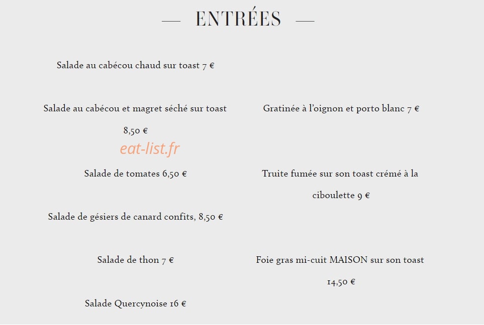 La Vigne Haute — carte page 1
