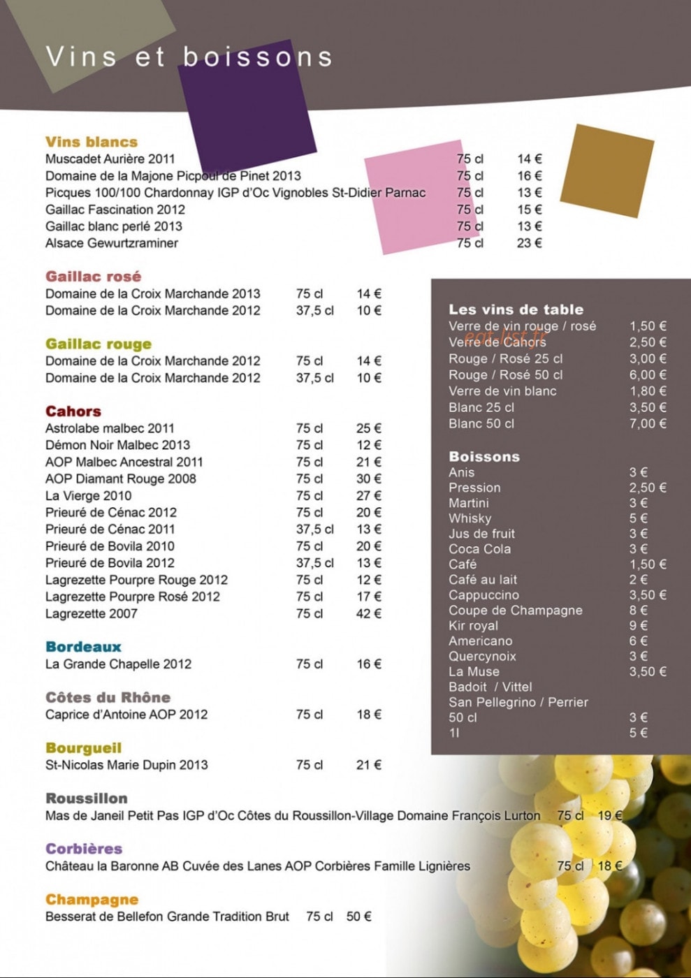 Les Mariniers — carte page 4