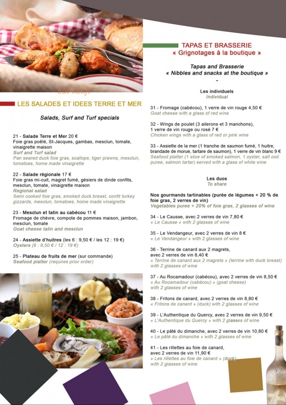 Les Mariniers — carte page 2