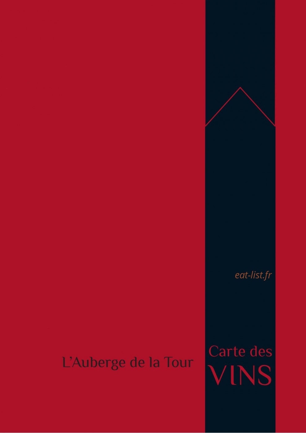 Auberge de la Tour — carte page 9