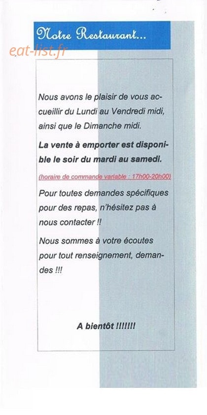Ô Grands Gourmands — carte page 6