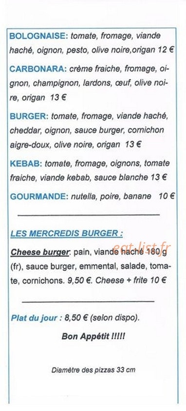 Ô Grands Gourmands — carte page 5