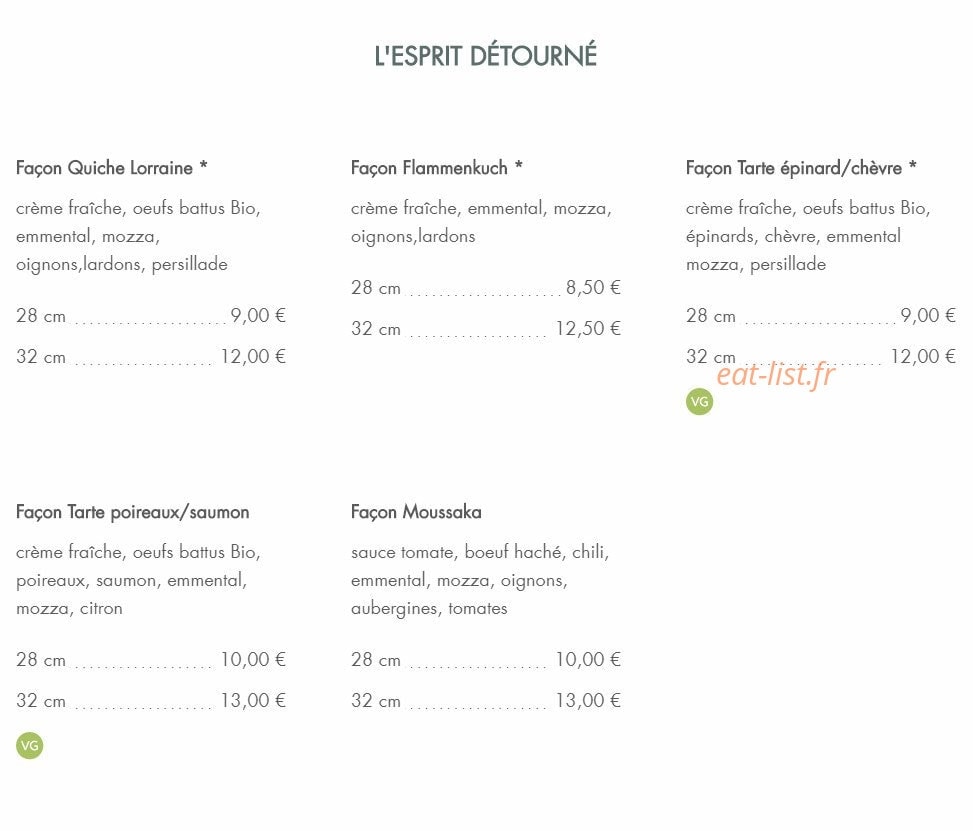 Carte et menu de L'Esprit à Castelnau Montratier-Sainte Alauzie — L'esprit détourné