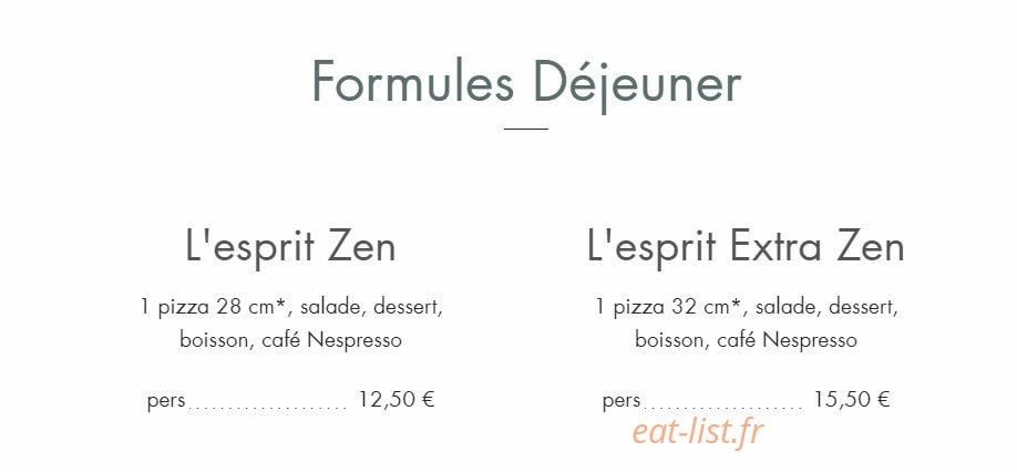 Carte et menu de L'Esprit à Castelnau Montratier-Sainte Alauzie — Formules déjeuner