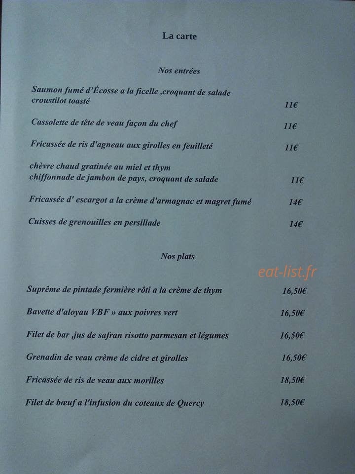 La Grange Du Levat — carte page 2