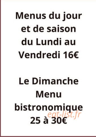 Chez Sèv & Pat — carte page 2