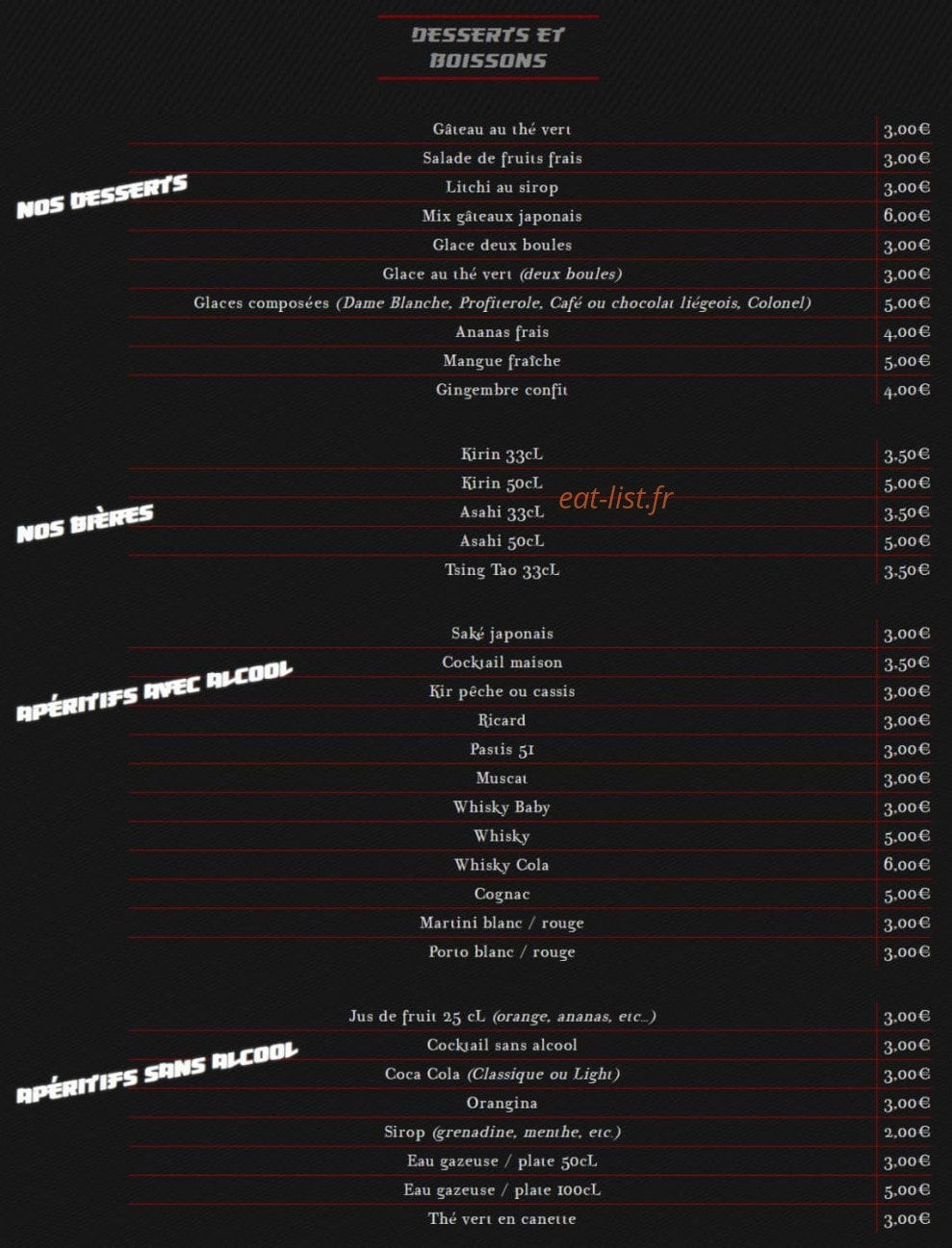 Le Nagoya — carte page 7
