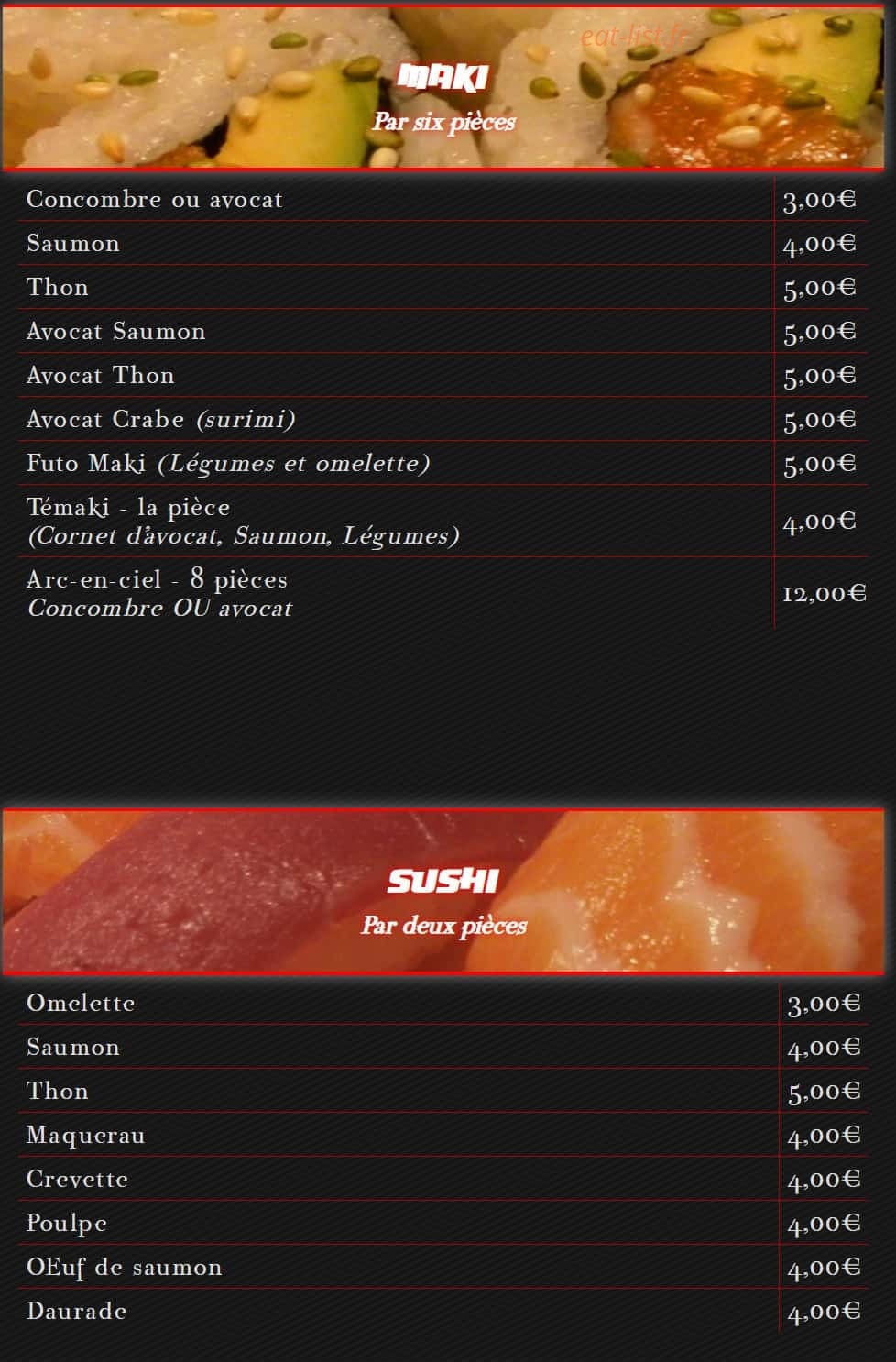 Le Nagoya — carte page 2