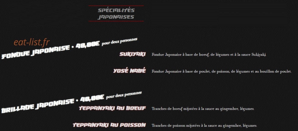 Le Nagoya — carte page 4
