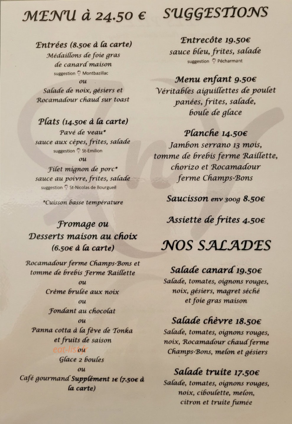 aiR n Vie — carte page 2