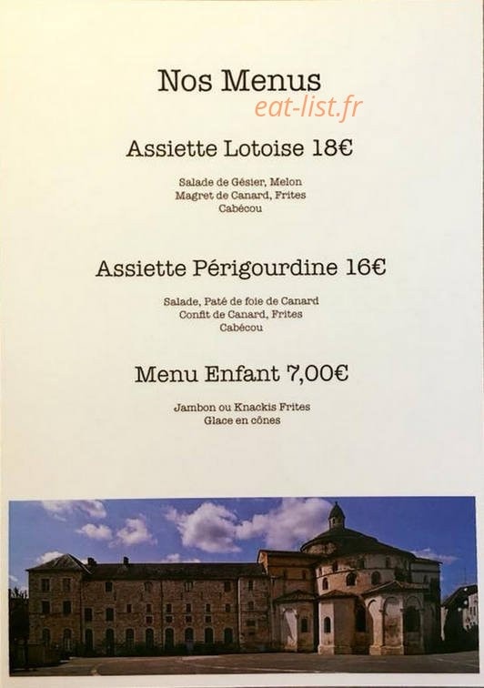 Café de la Gare — carte page 2