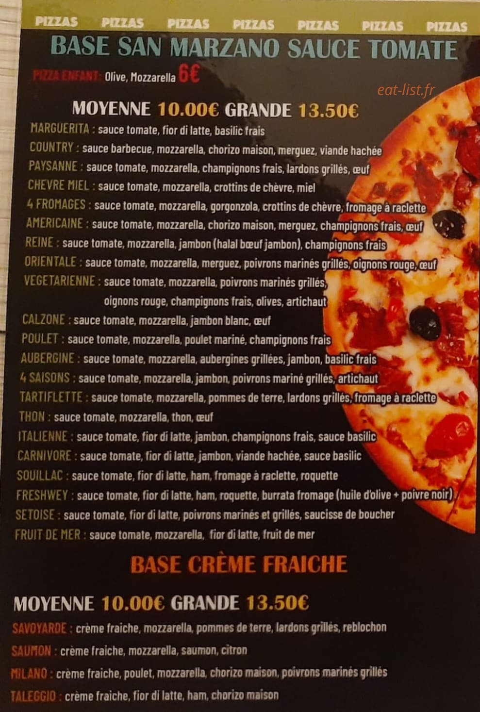 Freshwey — carte page 2