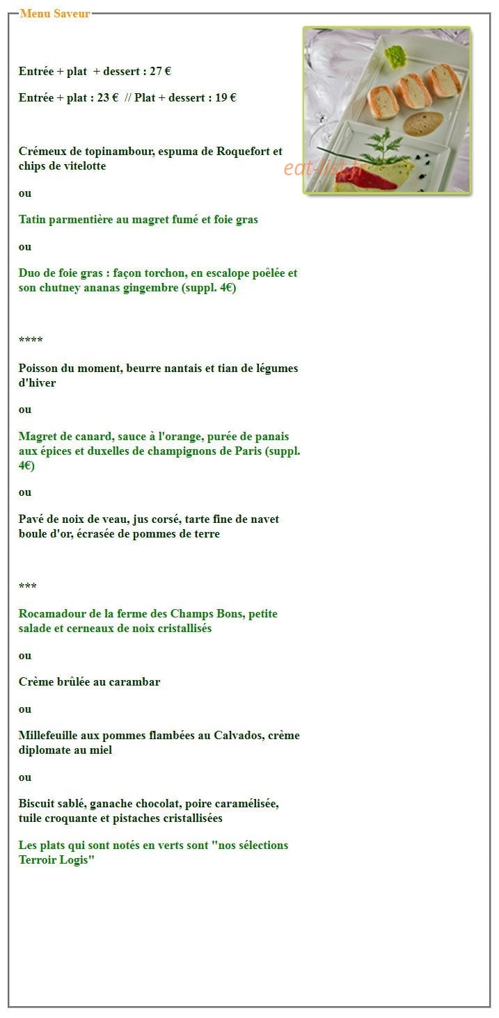 La Vieille Auberge — carte page 2