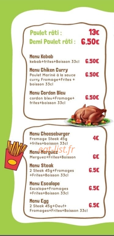 Le Petit Creux — carte page 2
