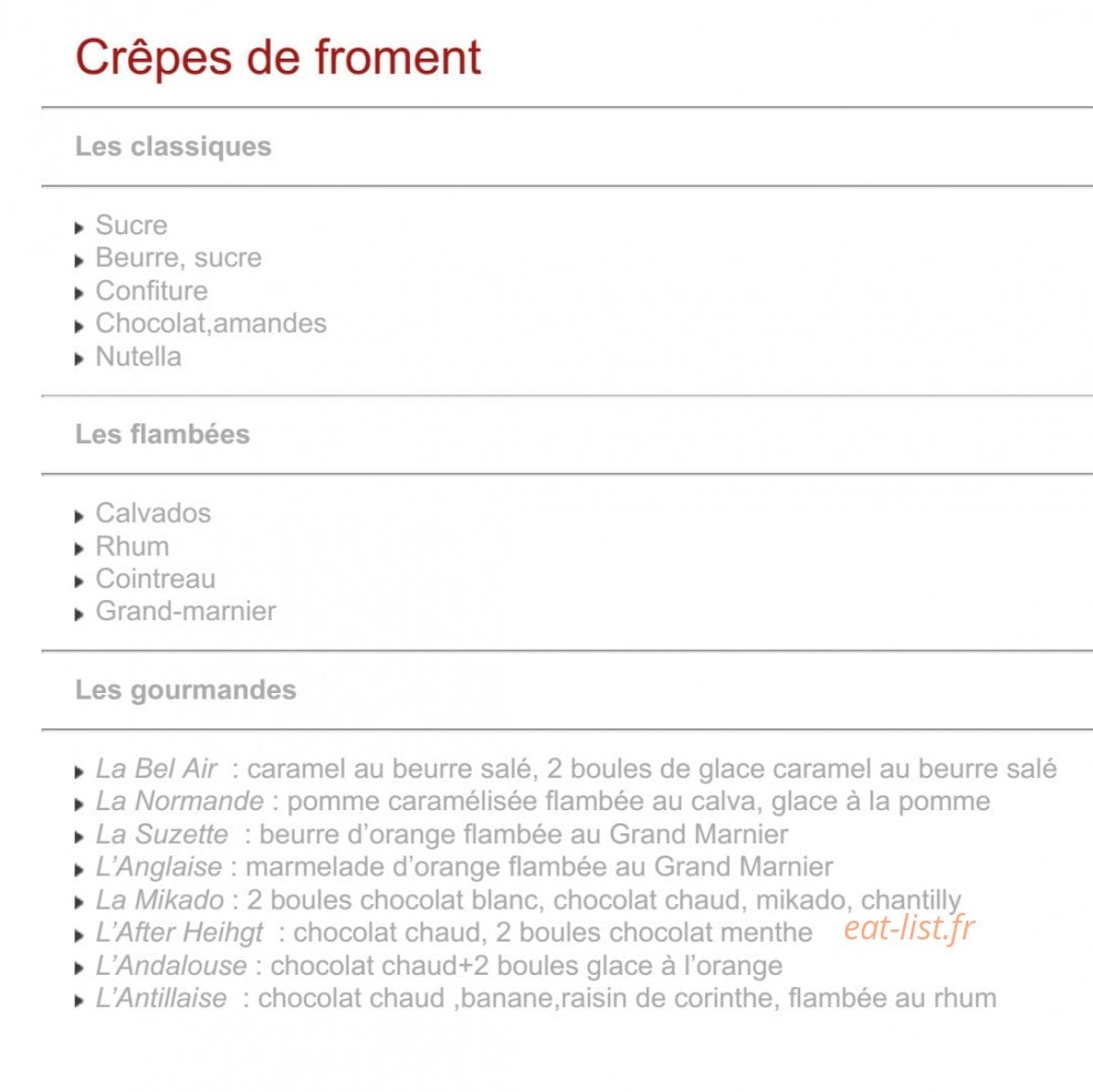 Le Bel Air — carte page 4