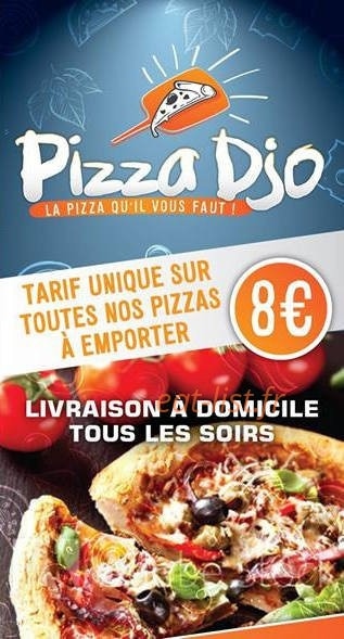 Pizza Djo — carte page 1
