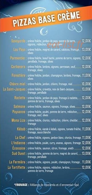 Pizza Djo — carte page 3