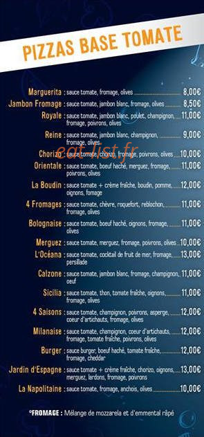 Pizza Djo — carte page 2